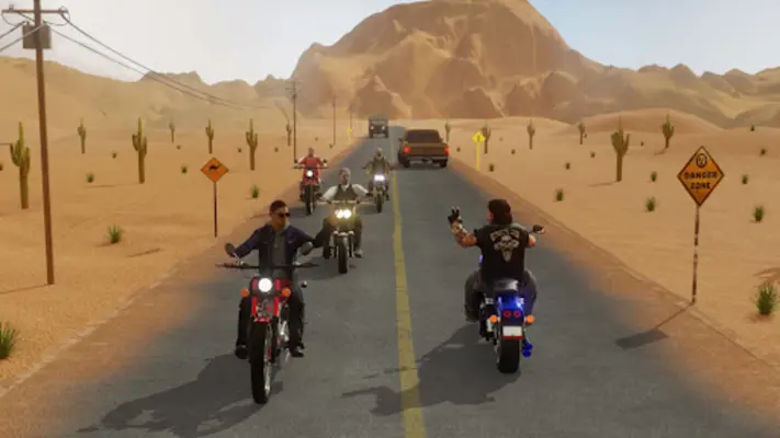 Motorcycle Long Road Trip Game android App screenshot 5